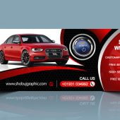 Car Company Ad Banner Design