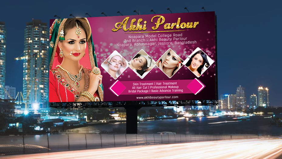 Beauty Parlour Banner Design 