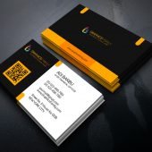 Chief Financial Officer PSD Business Card Template