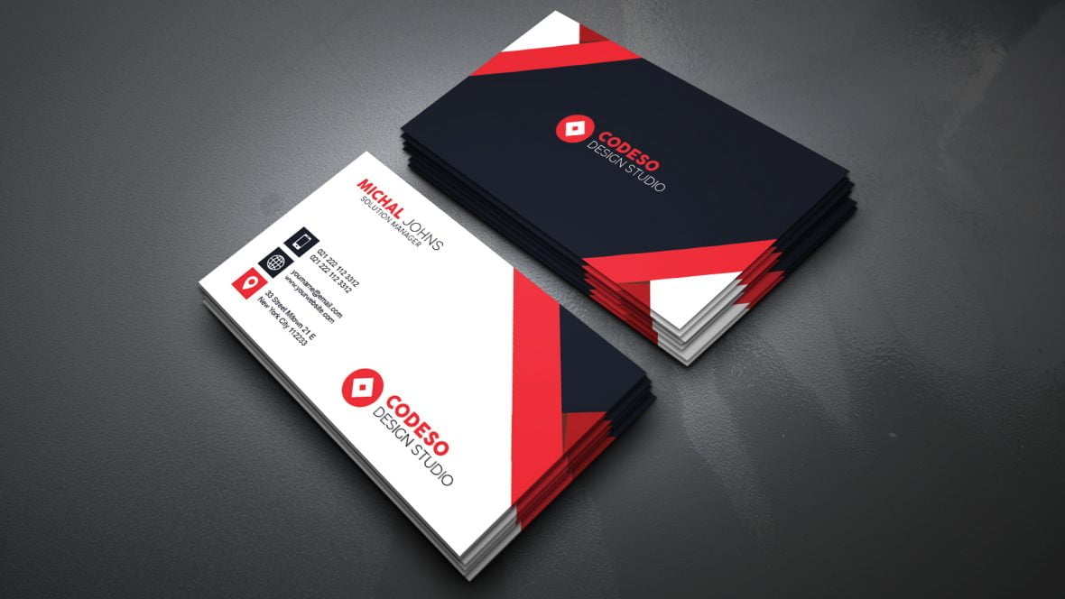 Coder Business Card Design – GraphicsFamily
