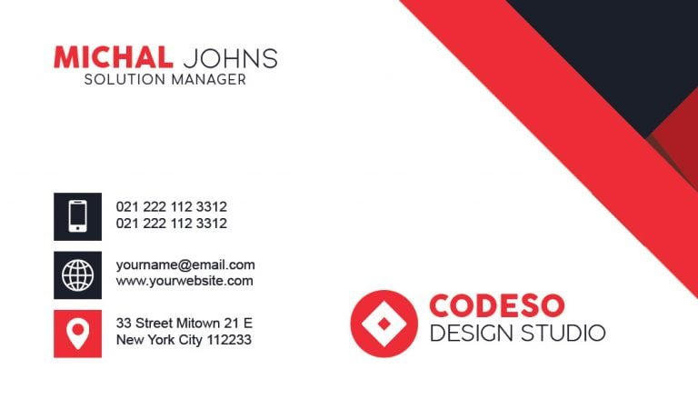 Coder Business Card Design – GraphicsFamily