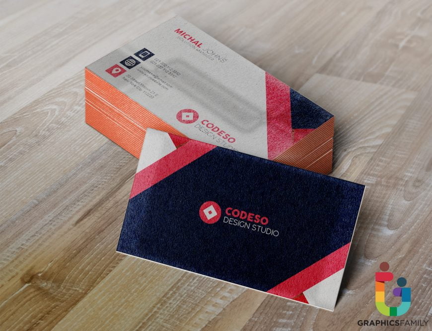 Coder Business Card Design – GraphicsFamily
