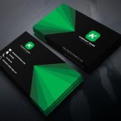 Construction Worker PSD Business Card Template