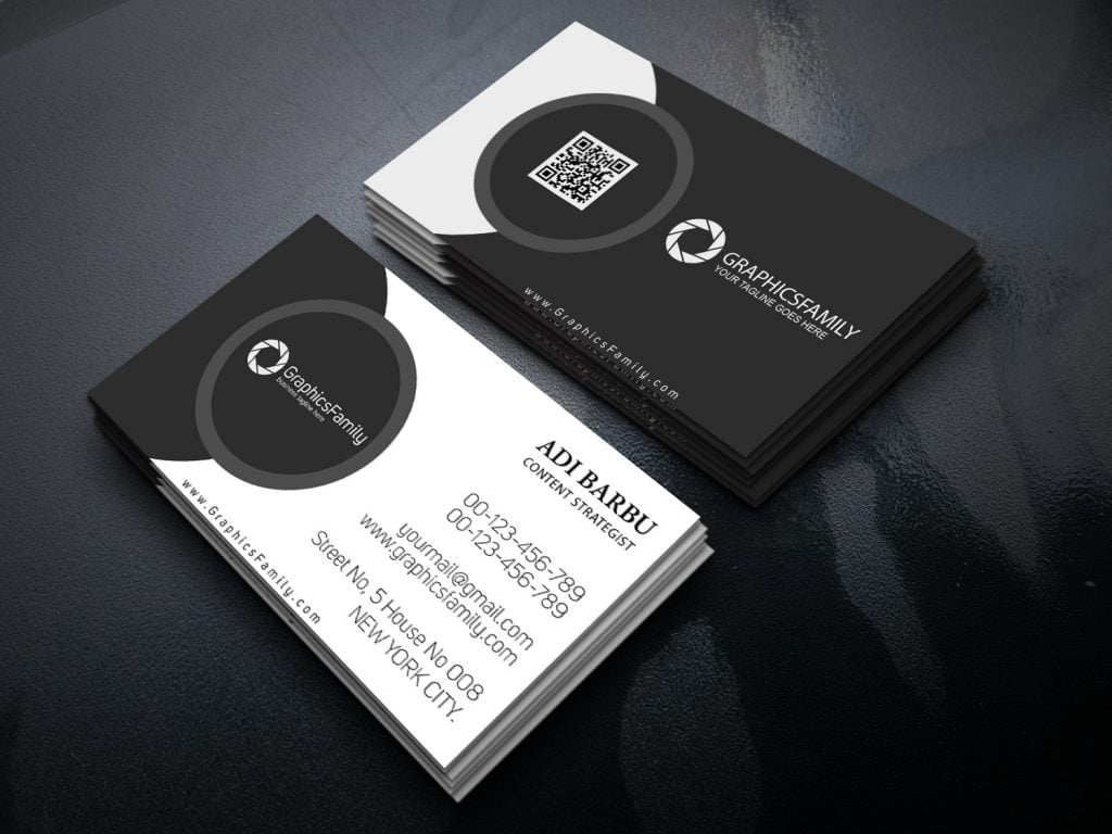 Content Strategist Business Card Template – GraphicsFamily