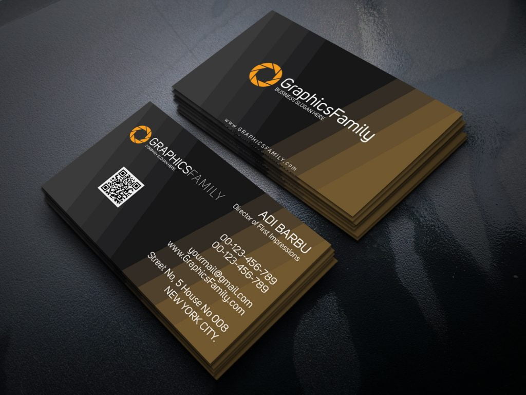 Director of First Impressions Business Card Template – GraphicsFamily