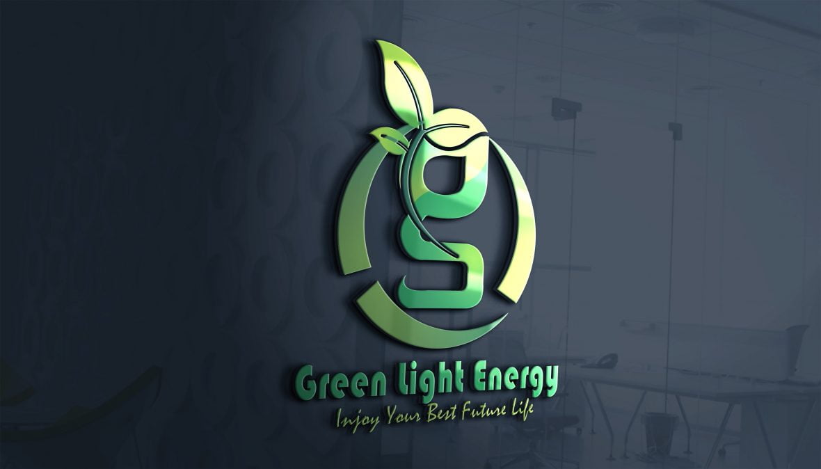 Eco Green Light Energy Logo Design Download