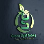 Eco Green Light Energy Logo Design