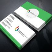 Finance Manager PSD Business Card Template