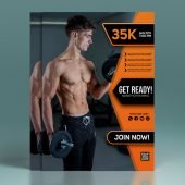 Fitness .PSD Flyer Template