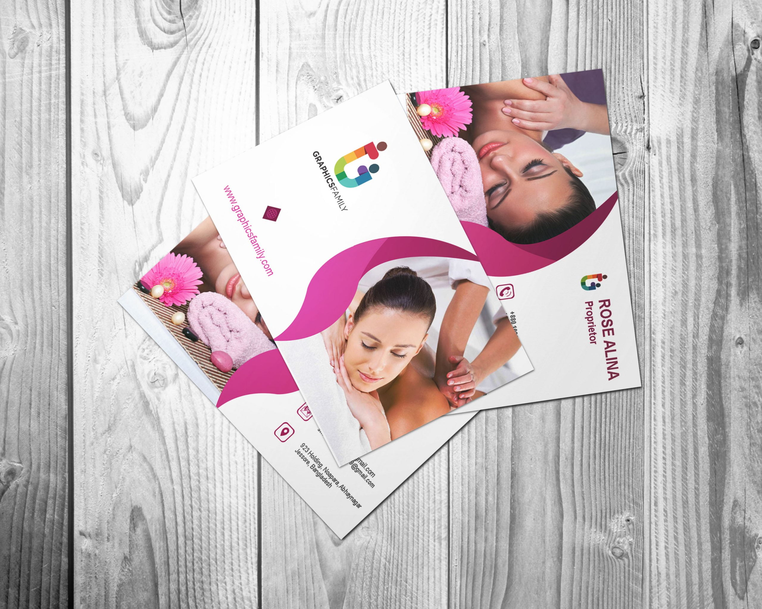 Free .PSD Beauty and Spa Business Card Design Download