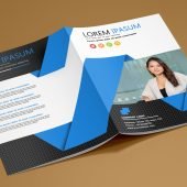 Free Corporate Bi Fold Brochure Template