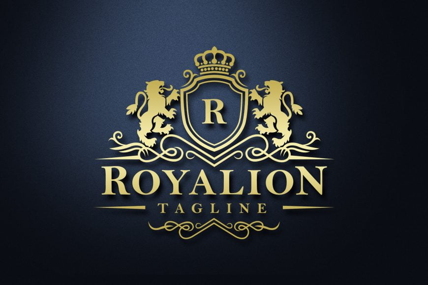 Free Download .PSD Luxury Brand Elegant Royal Logo Design