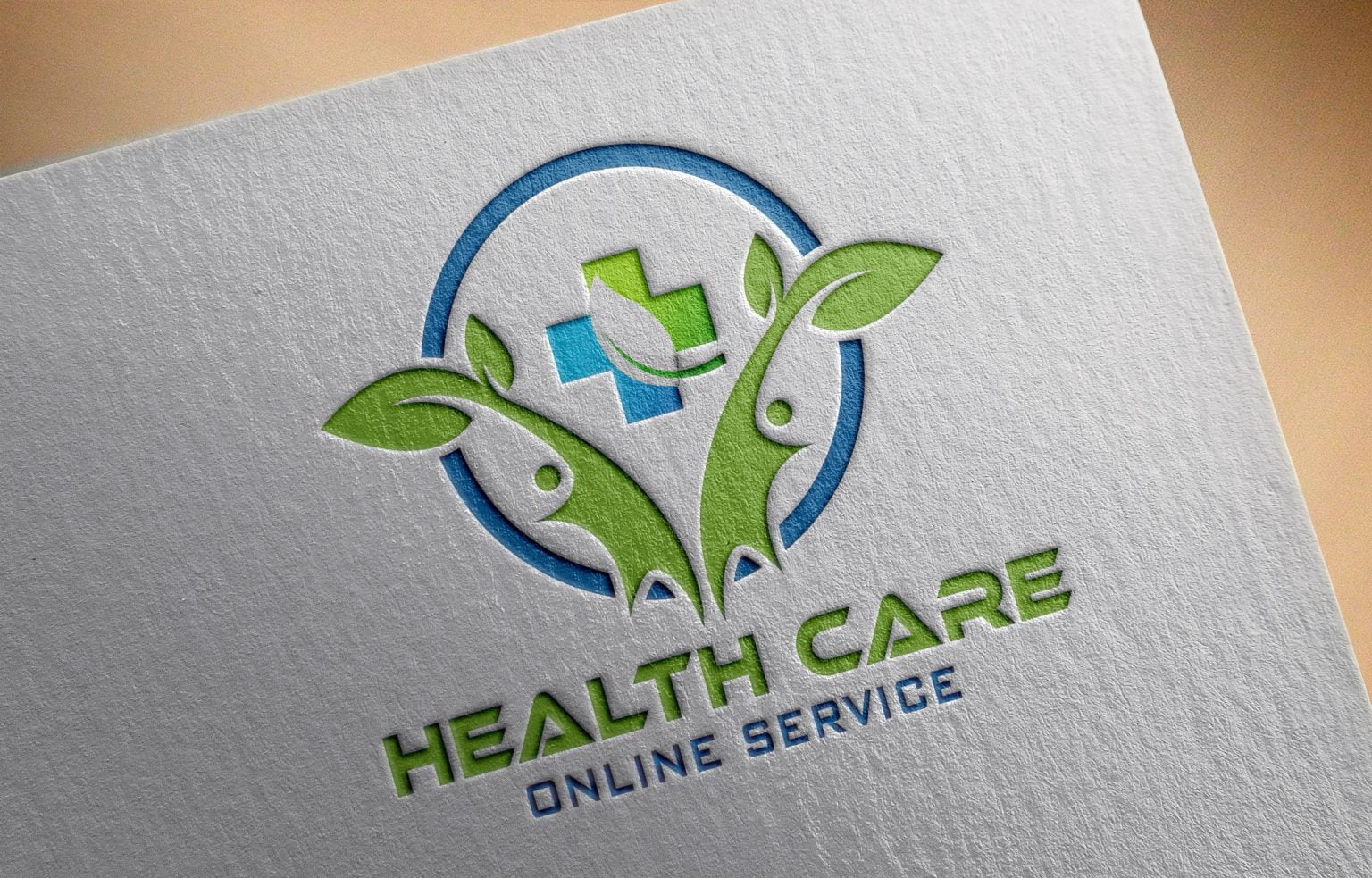 Free Global Health Care PSD Logo Template – GraphicsFamily