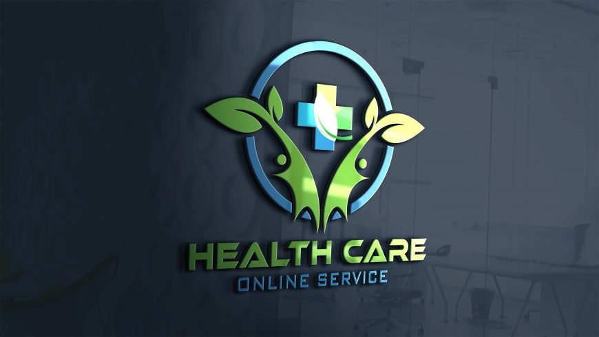 Free Global Health Care PSD Logo Template
