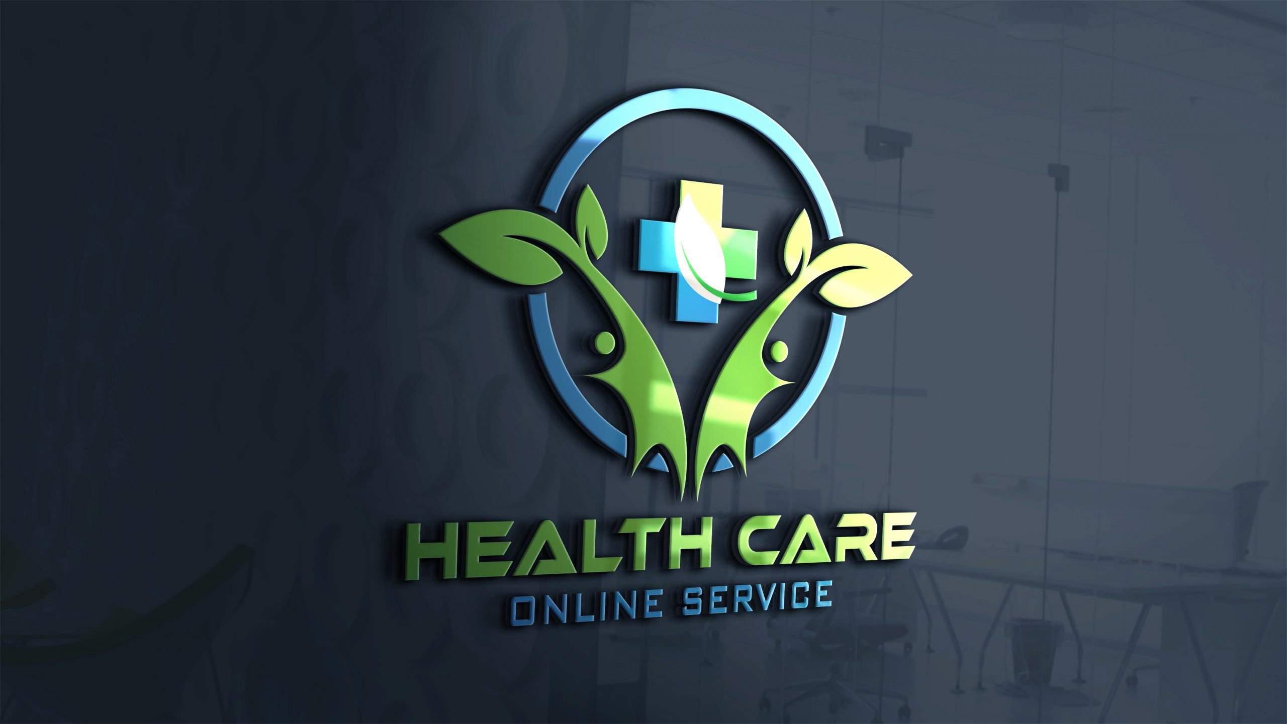 Free Global Health Care PSD Logo Template – GraphicsFamily
