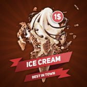 Ice Cream Flyer Design