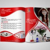 Free Product PSD Bi Fold Brochure Design