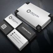 Front End Developer Business Card Design