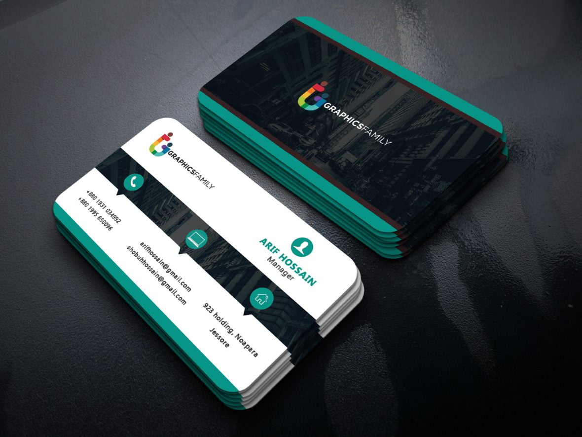 Global Business Card Design – GraphicsFamily