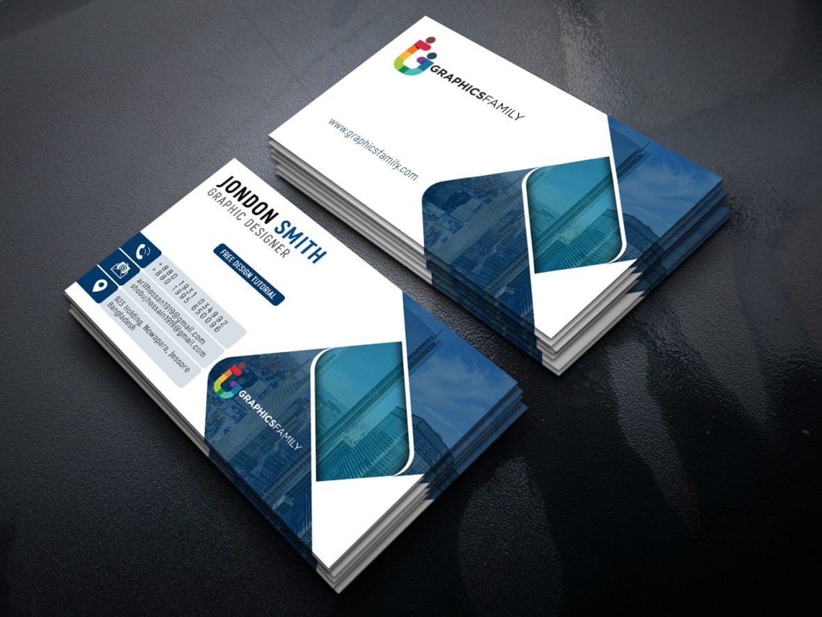 Graphic Artist Professional Business Card Design Template Download