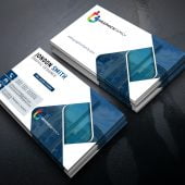 Graphic Artist Professional Business Card Design Template