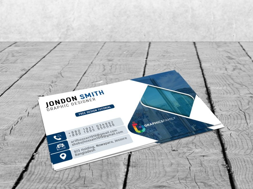 Graphic Artist Professional Business Card Design Template – GraphicsFamily