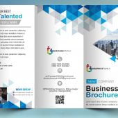 Free Corporate Business Brochure -Tri Fold Design