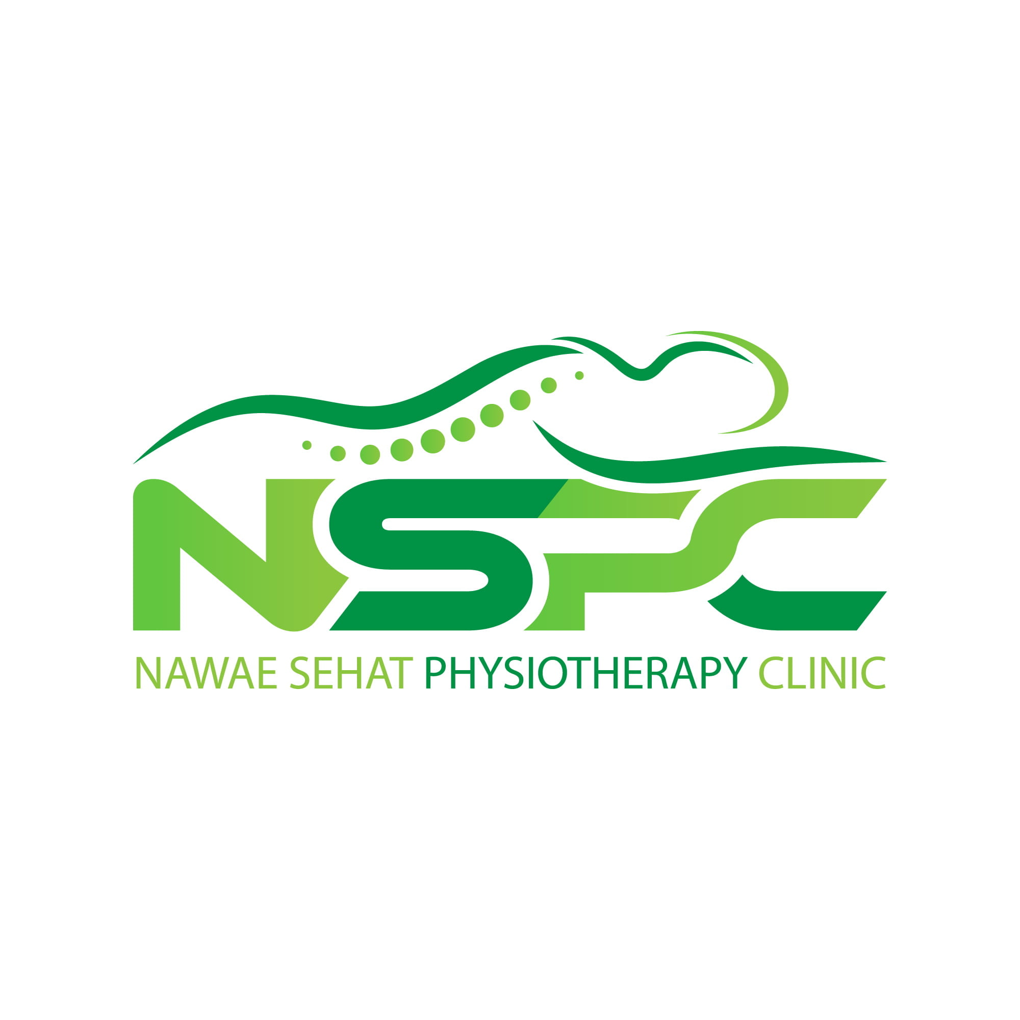 Chiropractic physiotherapy logo design creative Vector Image