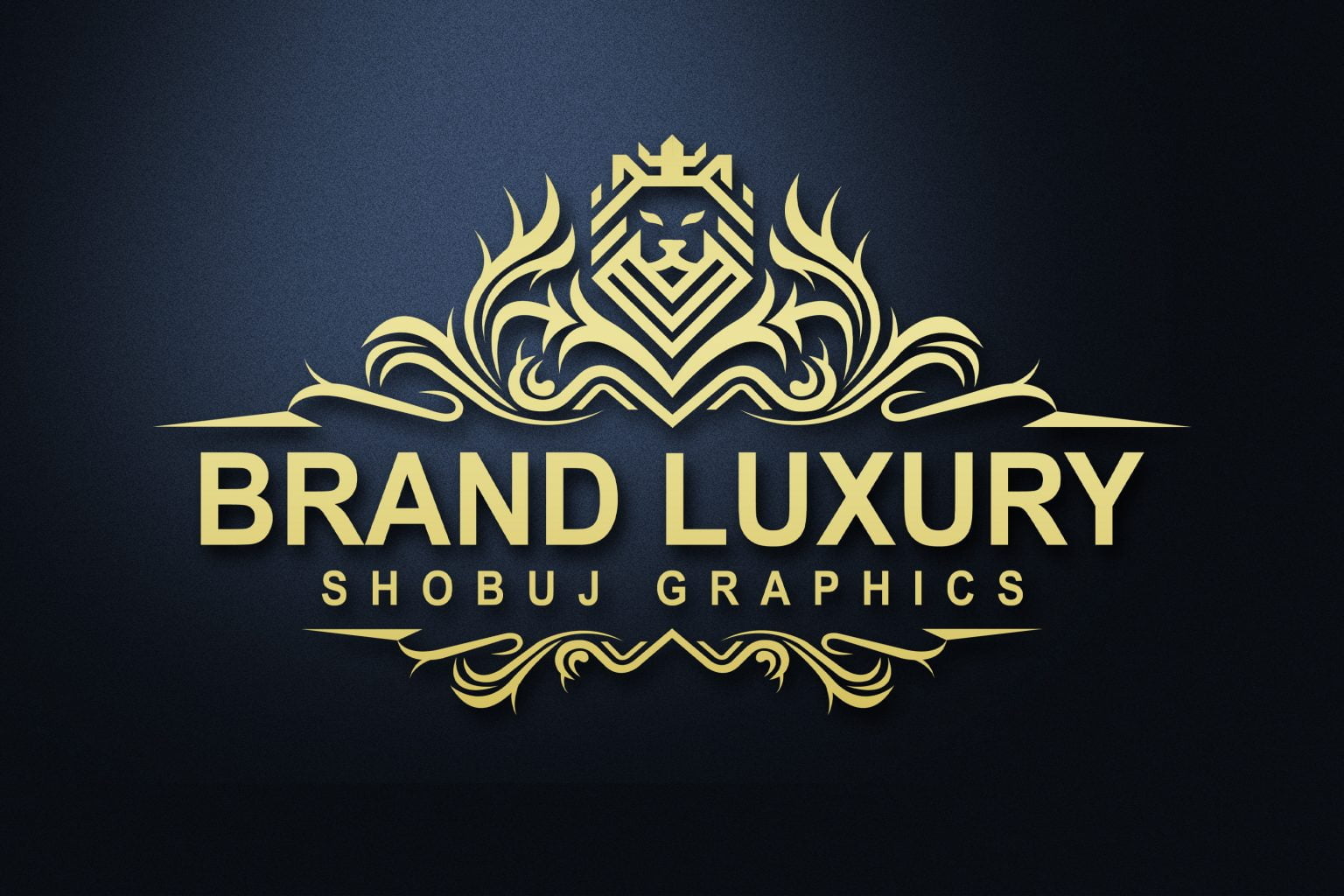 Luxury Brand Logo Design GraphicsFamily