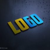 Modern 3D Logo Mock-UP