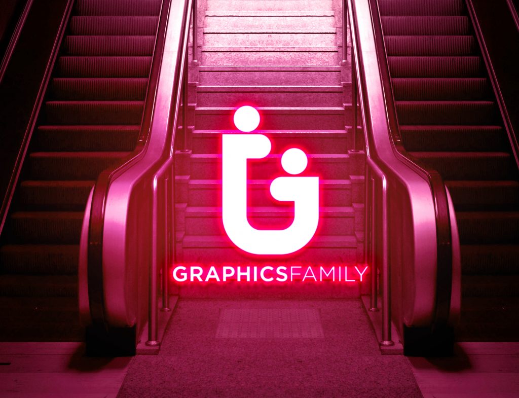 Neon-RED-Light-Logo-MockUp-PSD-Download-Subway