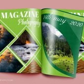 Photorealistic Magazine MockUp