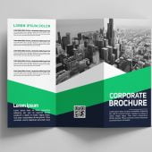 Photorealistic Trifold Business Brochure Template