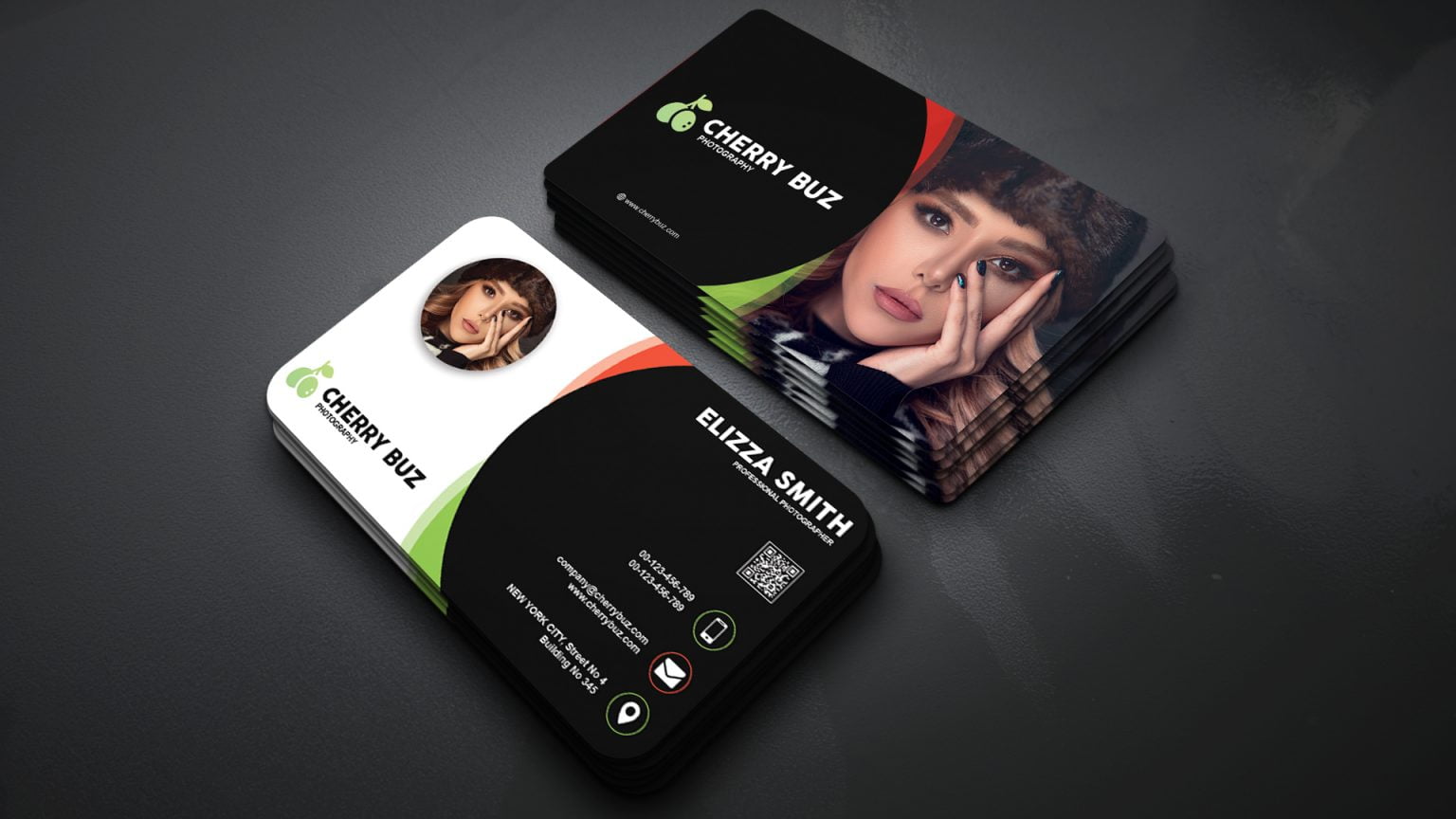 Professional Photographer Business Card GraphicsFamily