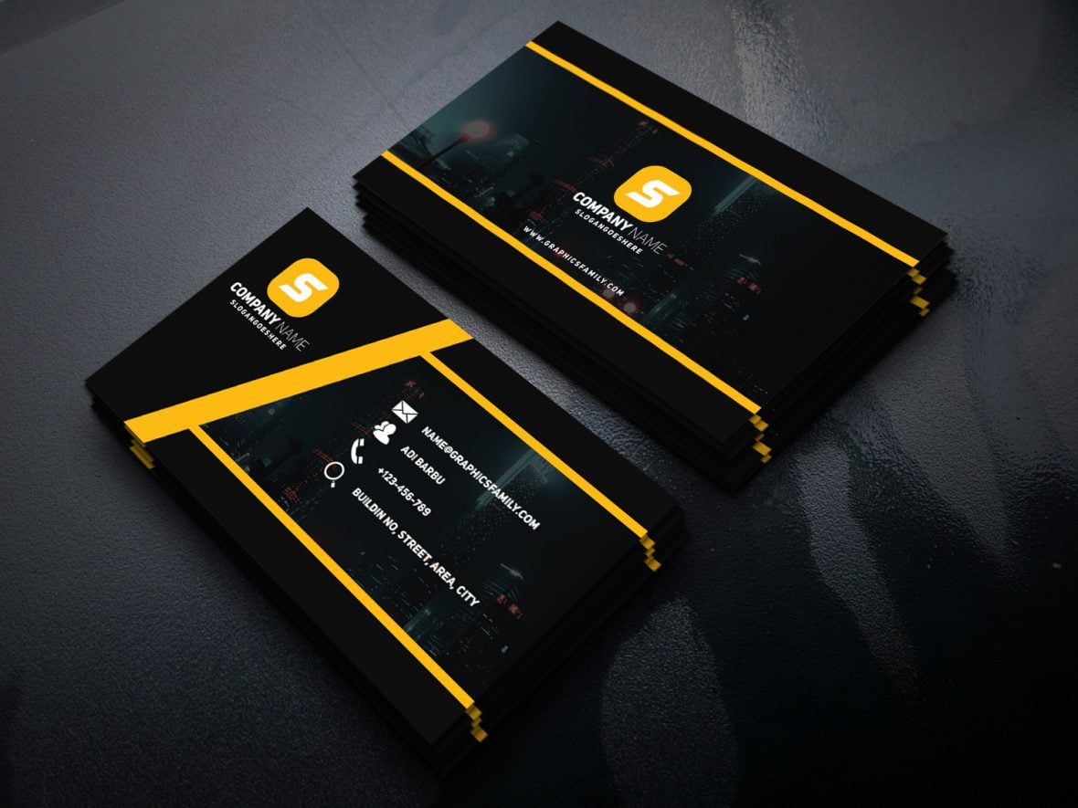 Quality Control PSD Business Card Template