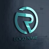 R Abstract Logo