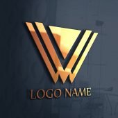 W Free .PSD Abstract Logo