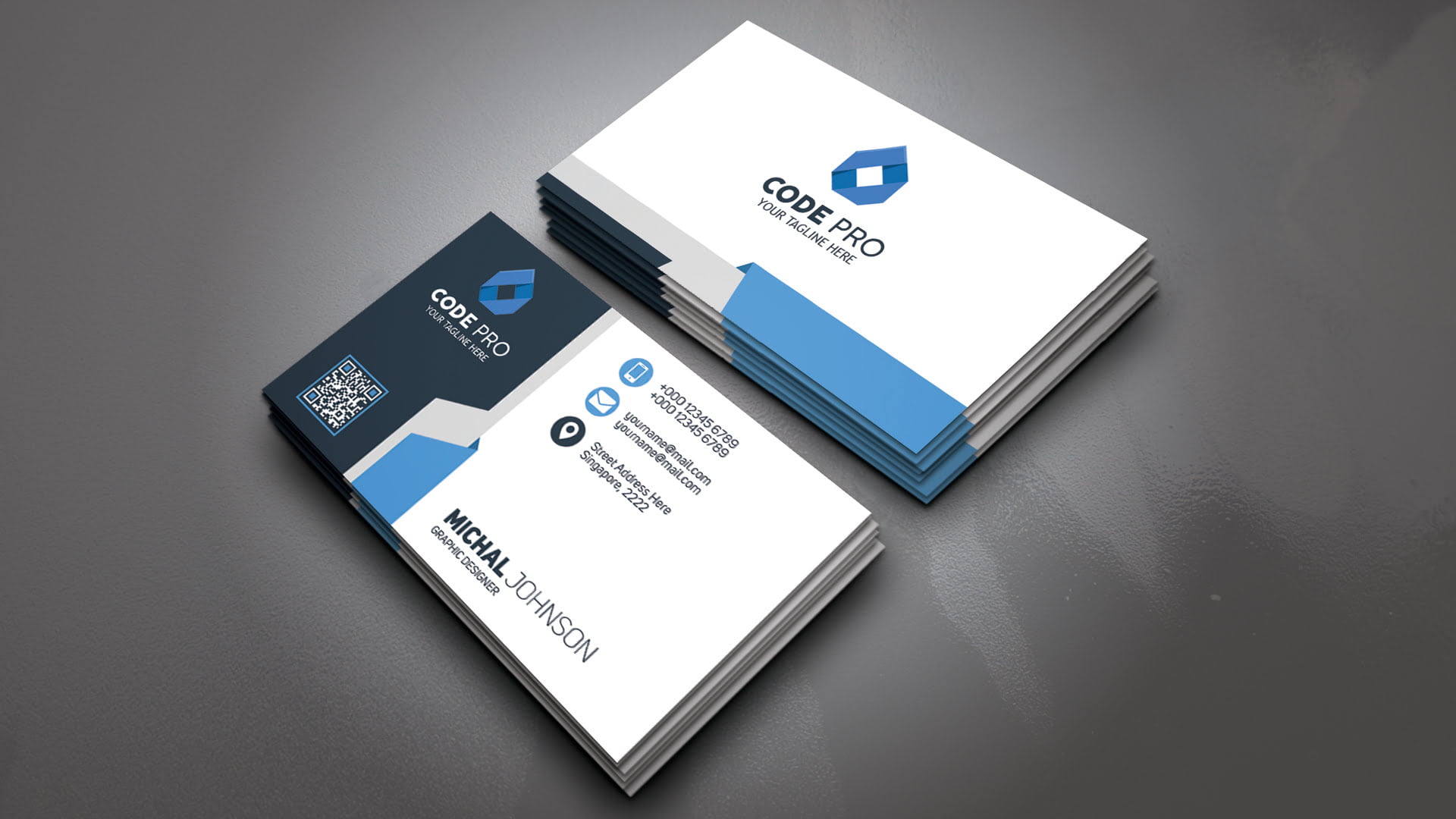 Web Programmer Business Card Design .PSD