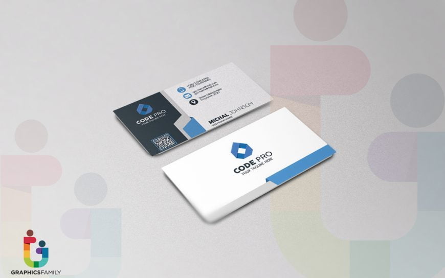 Web Programmer Business Card Design .PSD – GraphicsFamily