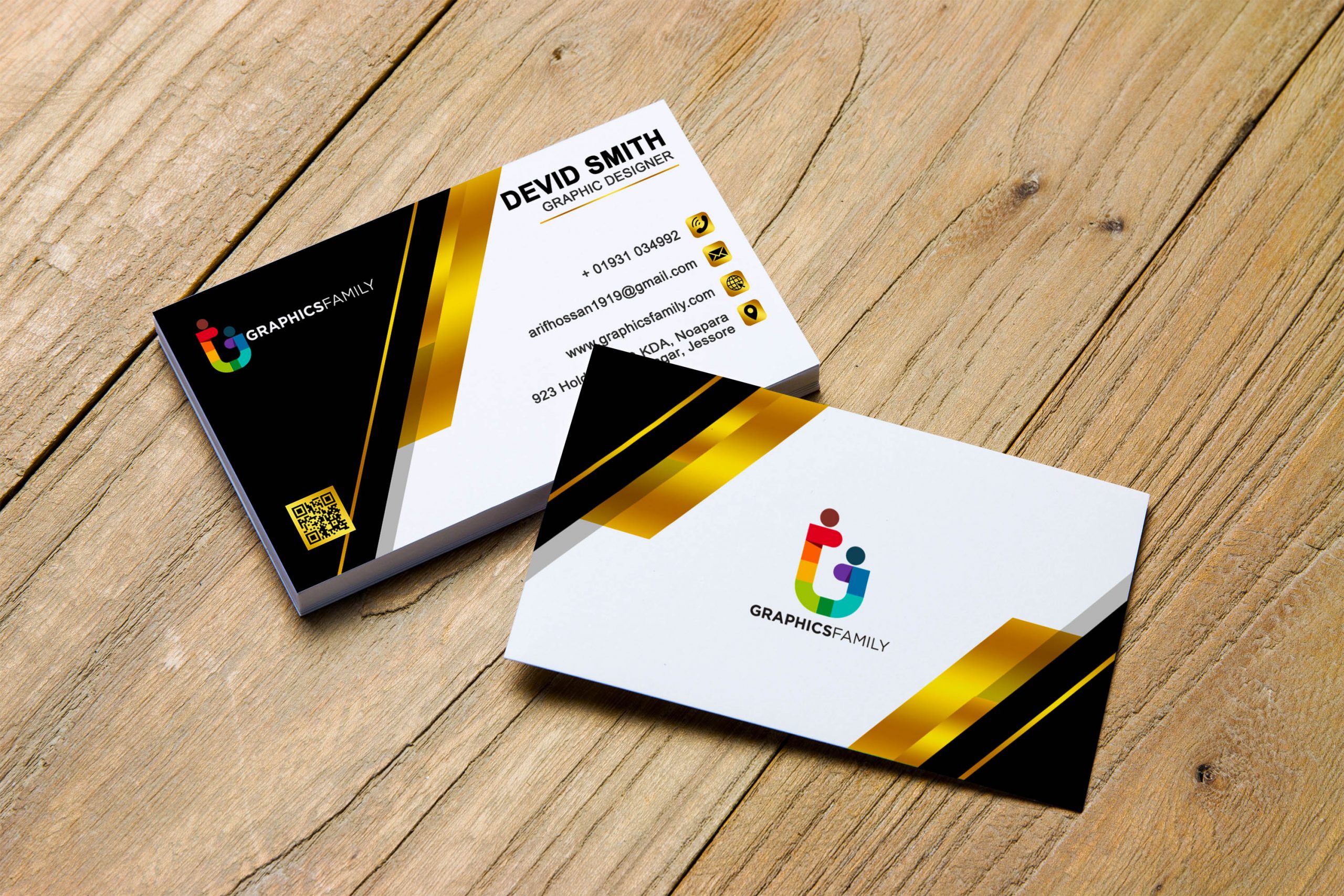 Free Accounting Analyst Business Card .PSD Template GraphicsFamily