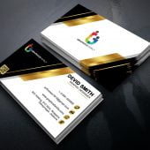 Free Accounting Analyst Business Card .PSD Template