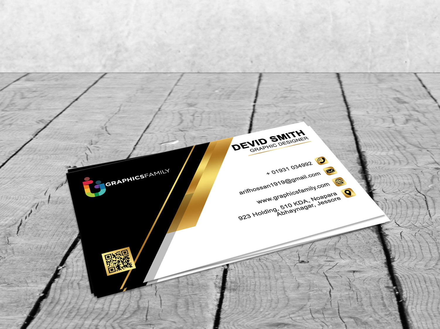 Free Accounting Analyst Business Card .PSD Template GraphicsFamily
