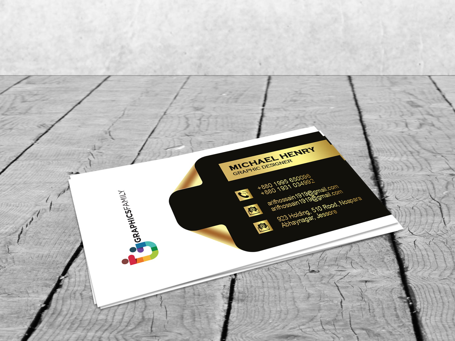 Actuarial Analyst Business Card .PSD Template Download