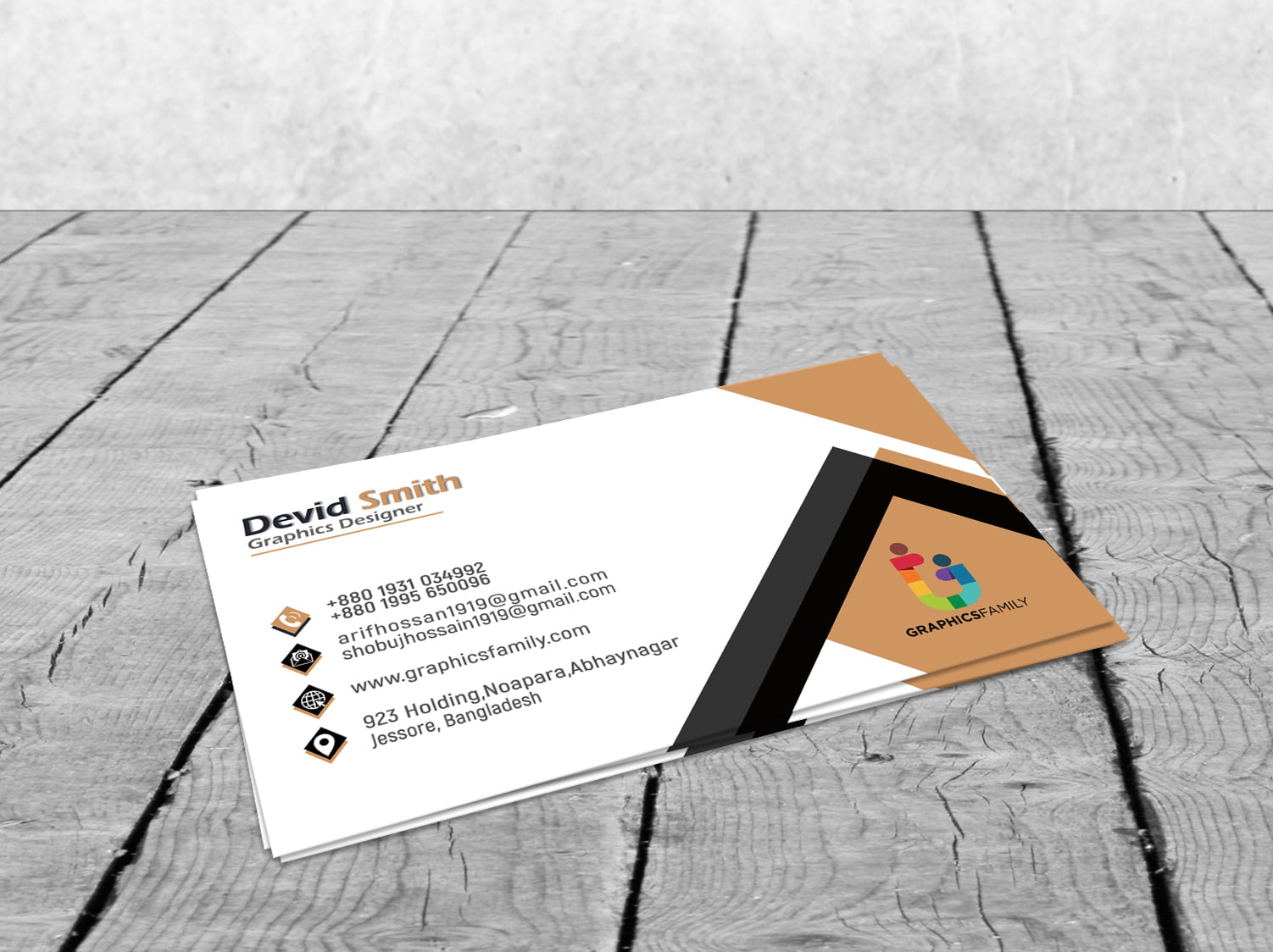Advertising coordinator Business Card Design Download
