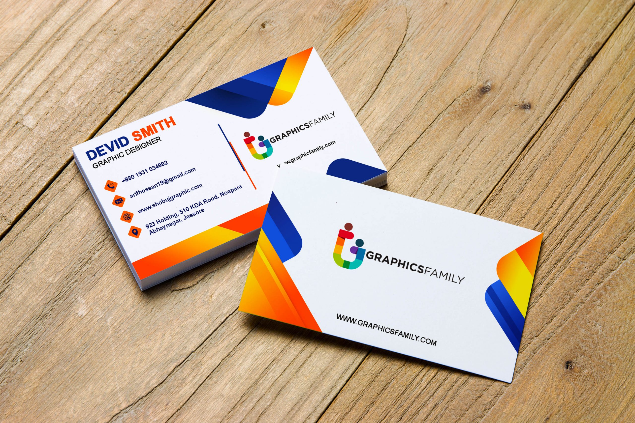 Business Card Design .PSD Template