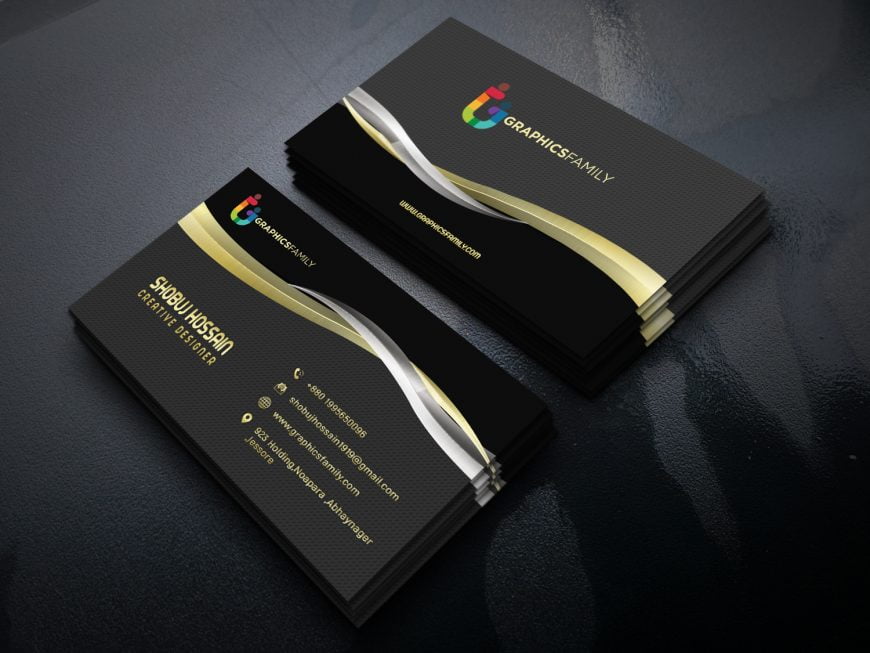 Equity Research Analyst Business Card Design
