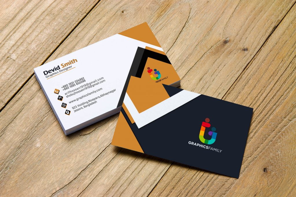 Advertising coordinator Business Card Design – GraphicsFamily