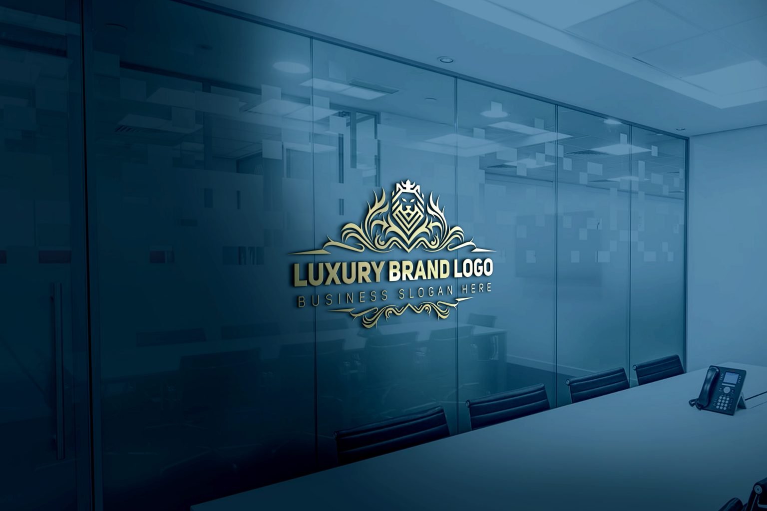 3d glass window logo mockup psd free download 3d glass window logo mockup psd free download