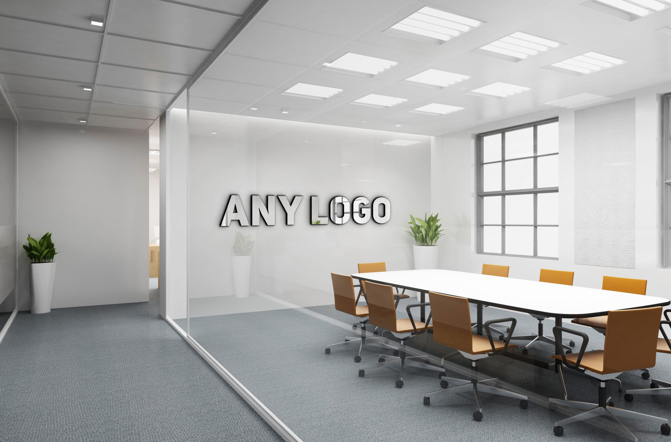 Free Office Logo Mockup – GraphicsFamily