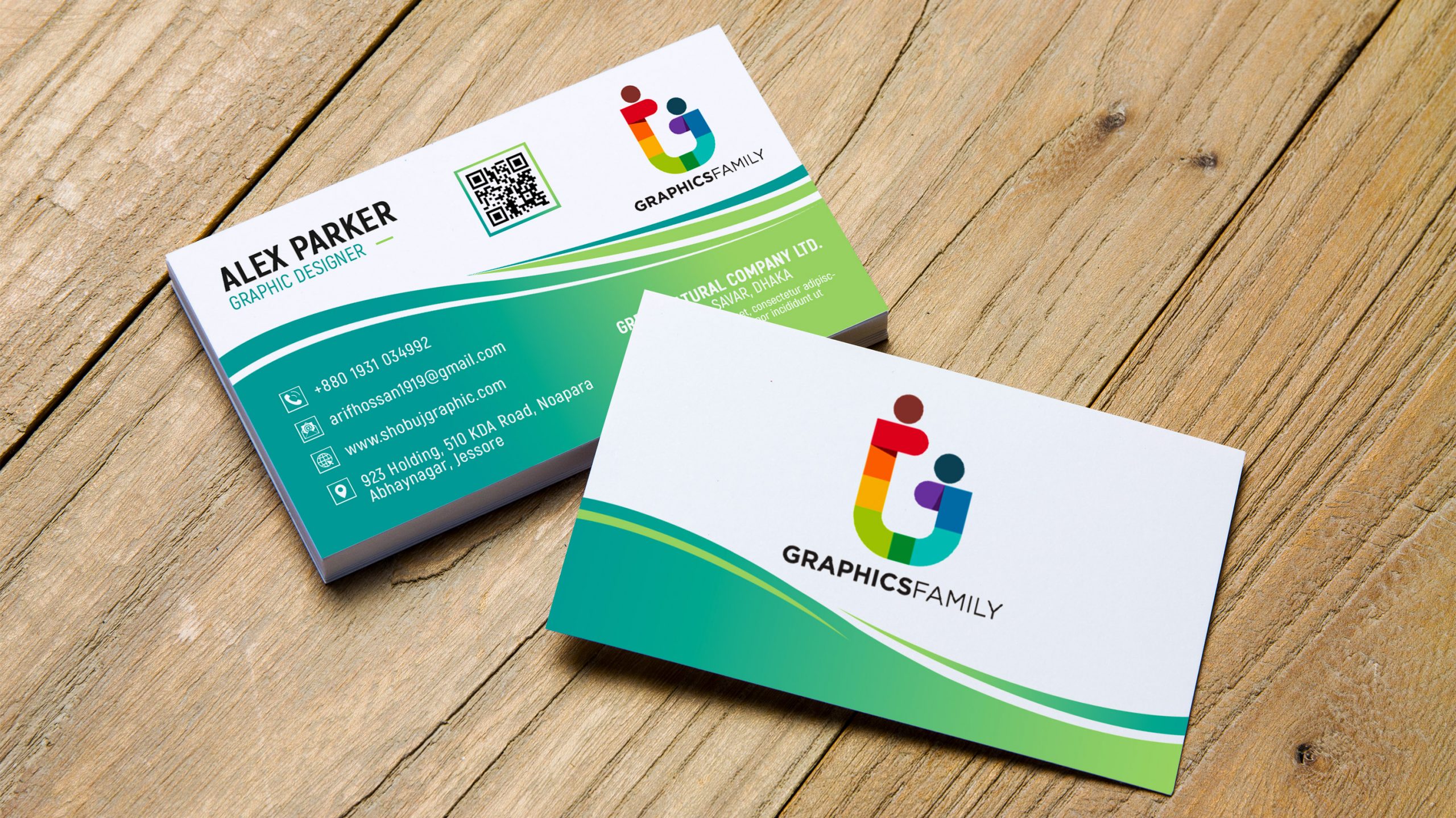 Free Market Research Business Card Template